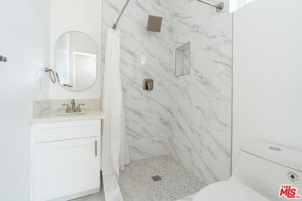 Bathroom, Interior, Marble Walls
