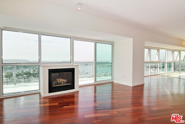 Empty room, Fireplace, Interior, Water, Wood Texture Flooring