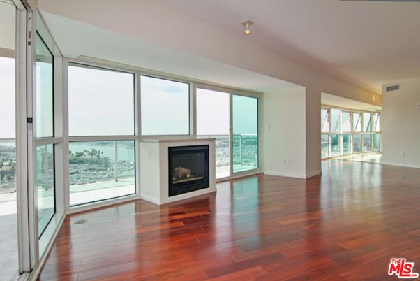 Empty room, Fireplace, Interior, Water, Wood Texture Flooring