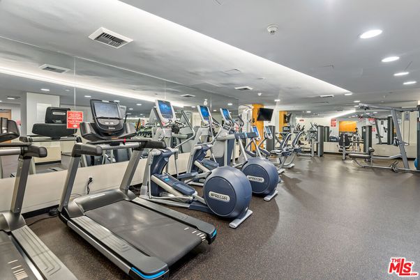 Fitness Equipment, Gym, Interior, Recessed Lighting