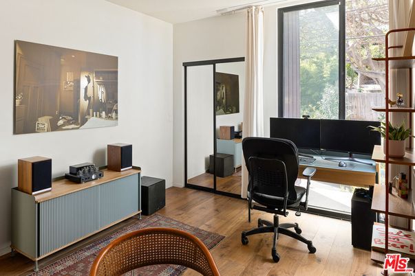 Home Office, Interior, Wood Texture Flooring