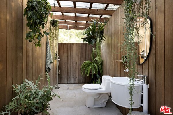 Bathroom, Interior, Wooden Walls
