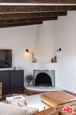 Fireplace, Interior, Living room, Wooden Beams, Wood Texture Flooring