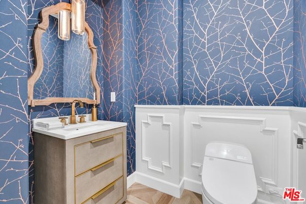 Bathroom, Interior, Wood Texture Flooring