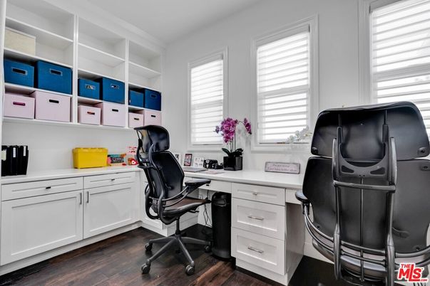 Home Office, Interior, Wood Texture Flooring