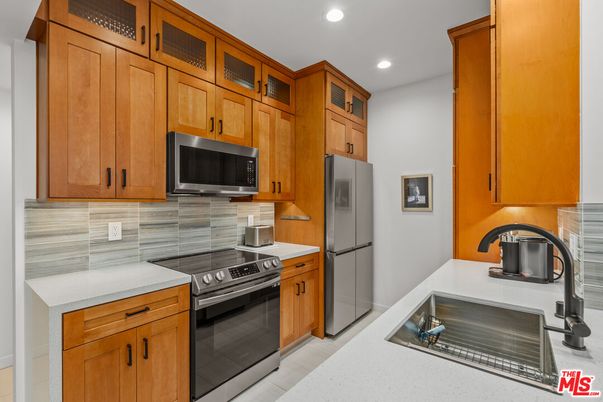 Interior, Kitchen, Recessed Lighting, Stainless Steel Appliances