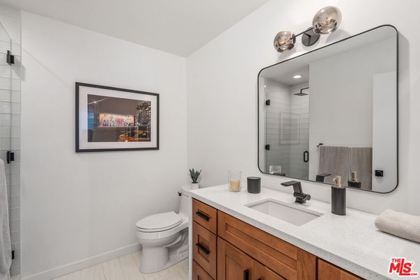 Bathroom, Dual Sink Vanities, Glass Shower, Interior