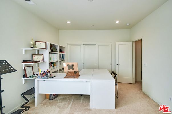 Home Office, Interior, Recessed Lighting