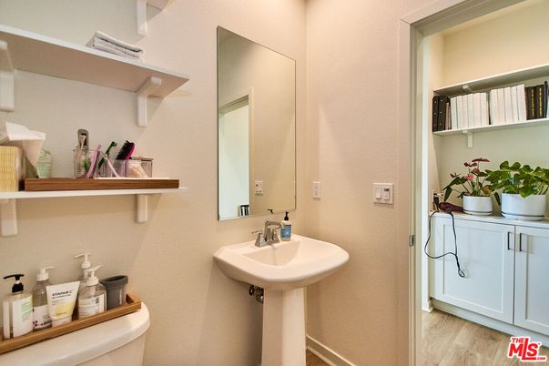 Bathroom, Interior, Wood Texture Flooring