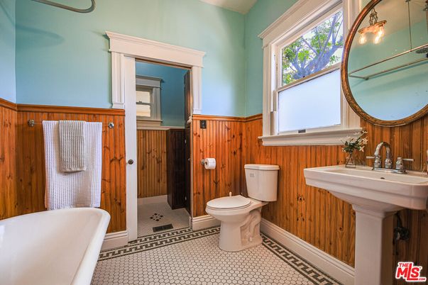 Bathroom, Interior, Wooden Walls