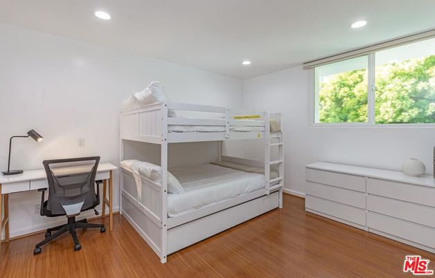Bedroom, Home Office, Interior, Recessed Lighting, Wood Texture Flooring