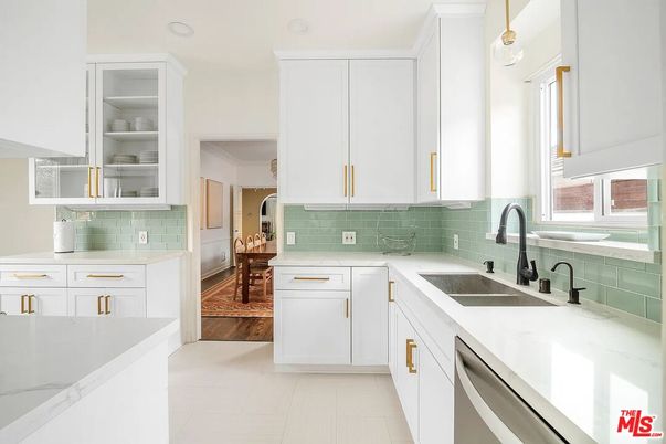 Interior, Kitchen, Wood Texture Flooring