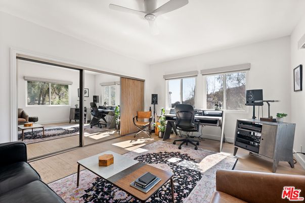 Home Office, Interior, Wood Texture Flooring