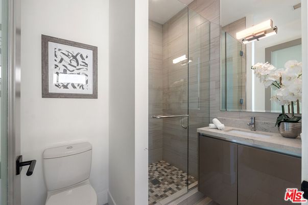 Bathroom, Glass Shower, Interior