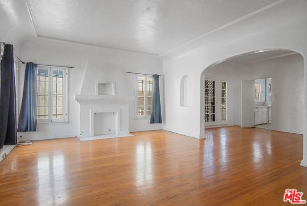 Empty room, Fireplace, Interior, Wood Texture Flooring