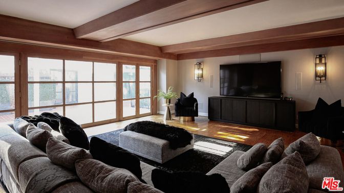 Interior, Living room, Wooden Beams, Wood Texture Flooring