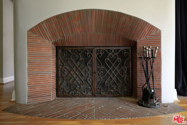Fireplace, Interior, Wood Texture Flooring