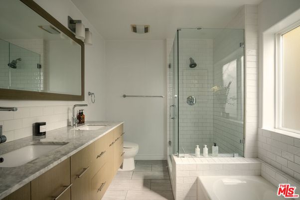 Bathroom, Dual Sink Vanities, Glass Shower, Interior