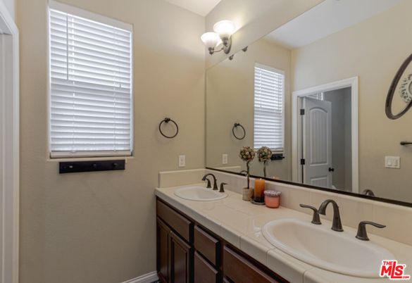 Bathroom, Dual Sink Vanities, Interior, Tile Countertops