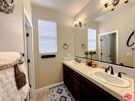 Bathroom, Dual Sink Vanities, Interior, Tile Countertops