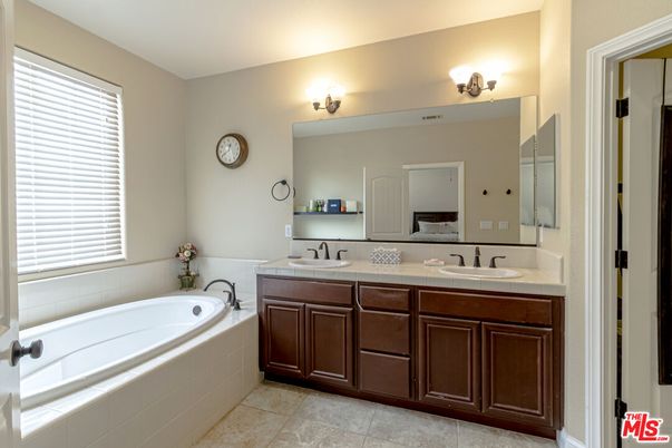 Bathroom, Dual Sink Vanities, Interior, Tile Countertops