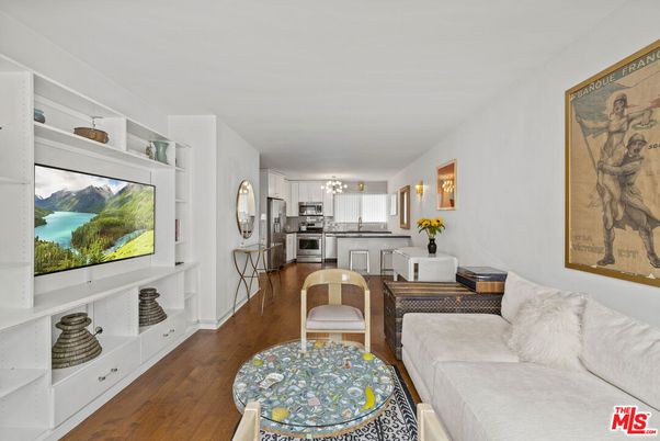 Interior, Kitchen, Living room, Stainless Steel Appliances, Wood Texture Flooring