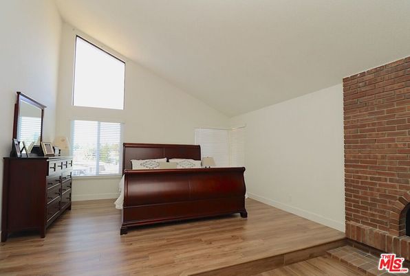 Home Office, Interior, Stone Walls, Wood Texture Flooring