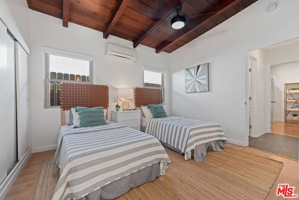 Bedroom, Interior, Wooden Beams, Wooden Ceilings, Wood Texture Flooring