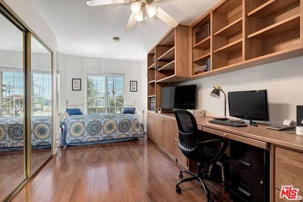 Home Office, Interior, Wood Texture Flooring