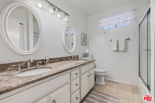 Bathroom, Dual Sink Vanities, Glass Shower, Interior