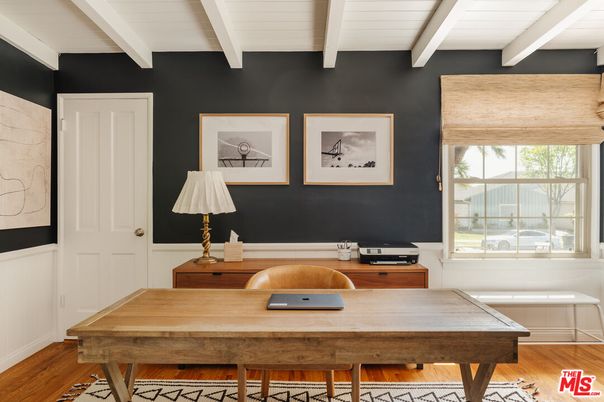Home Office, Interior, Wood Texture Flooring