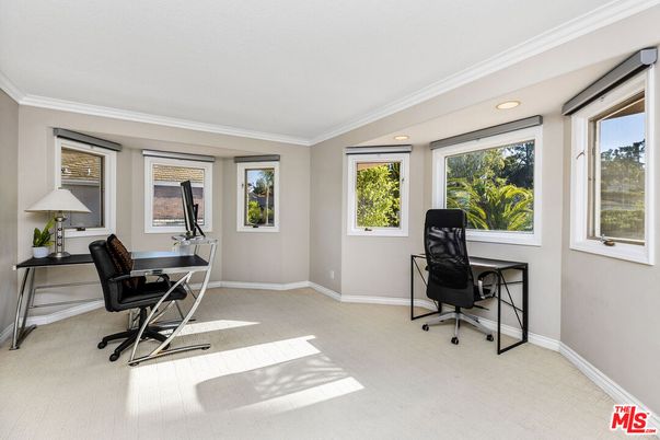 Home Office, Interior, Recessed Lighting