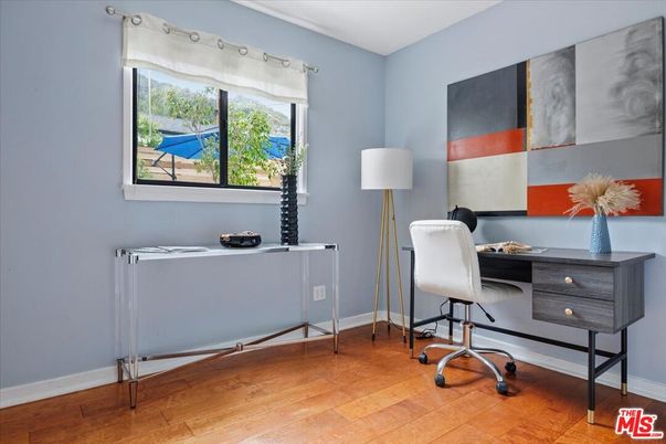Home Office, Interior, Wood Texture Flooring