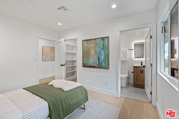 Bathroom, Bedroom, Interior, Recessed Lighting, Wood Texture Flooring