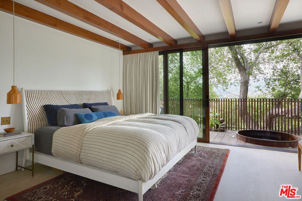 Bedroom, Interior, Wooden Beams