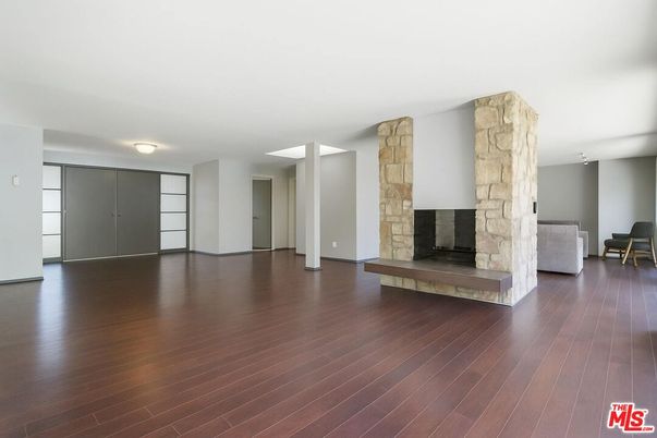 Empty room, Fireplace, Interior, Wood Texture Flooring