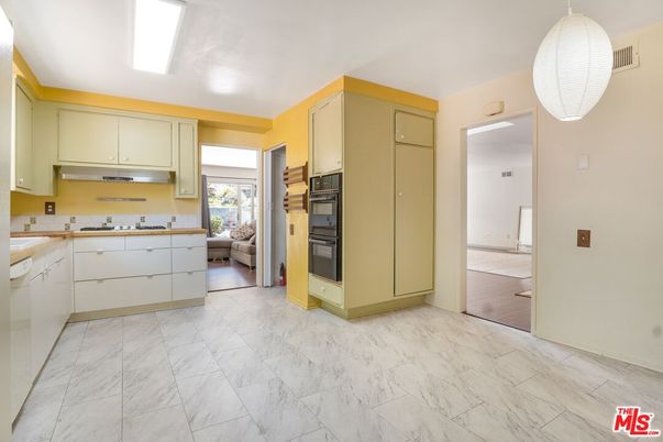 Interior, Kitchen, Marble, Wood Texture Flooring