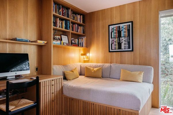 Home Office, Interior, Wooden Walls