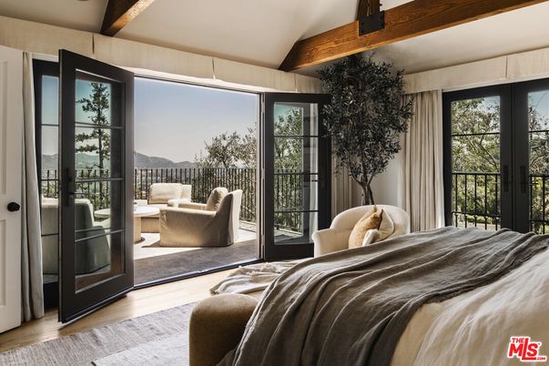 Bedroom, Interior, Wooden Beams, Wood Texture Flooring