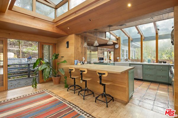 Glass Ceilings, Interior, Kitchen, Pendant Lights, Recessed Lighting, Wooden Ceilings, Wooden Walls