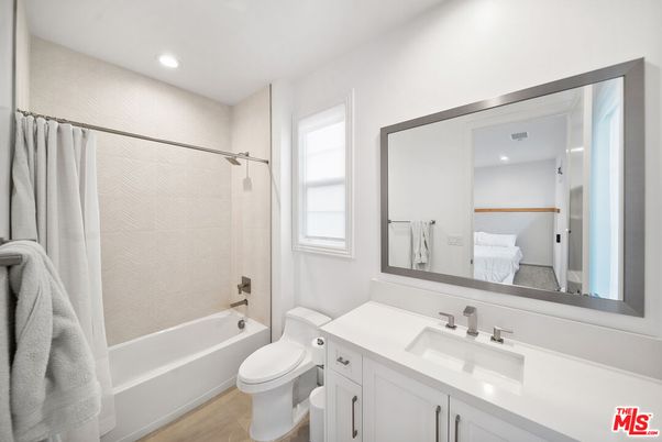 Bathroom, Bedroom, Interior, Recessed Lighting, Wood Texture Flooring