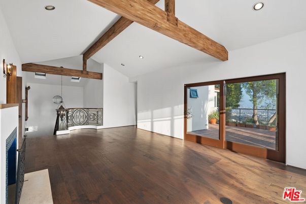 Interior, Recessed Lighting, Wooden Beams, Wood Texture Flooring