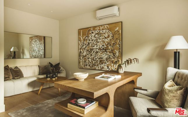 Home Office, Interior, Living room, Recessed Lighting, Wood Texture Flooring