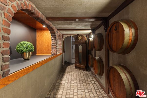 Interior, Stone Walls, Wine Storage