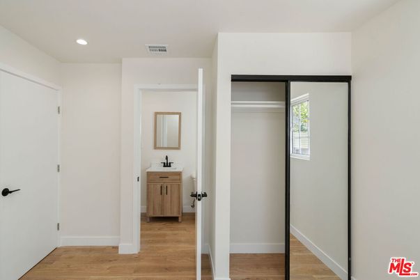 Bathroom, Interior, Recessed Lighting, Wood Texture Flooring