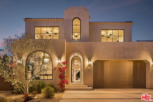 Attached, Exterior, Facade, Spanish Mediterranean