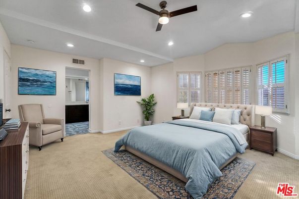 Bedroom, Interior, Recessed Lighting