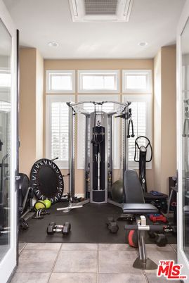 Fitness Equipment, Gym, Interior, Recessed Lighting