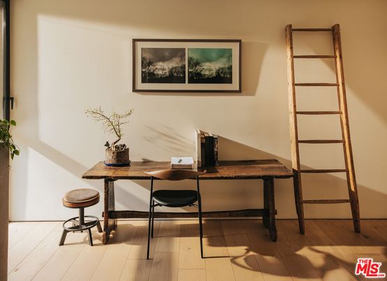 Home Office, Interior, Wood Texture Flooring