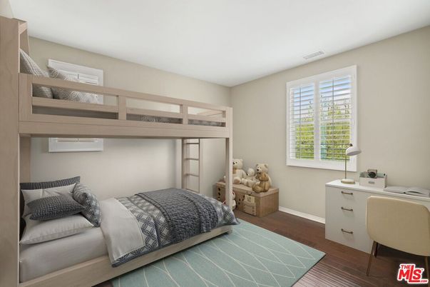 Bedroom, Home Office, Interior, Wood Texture Flooring